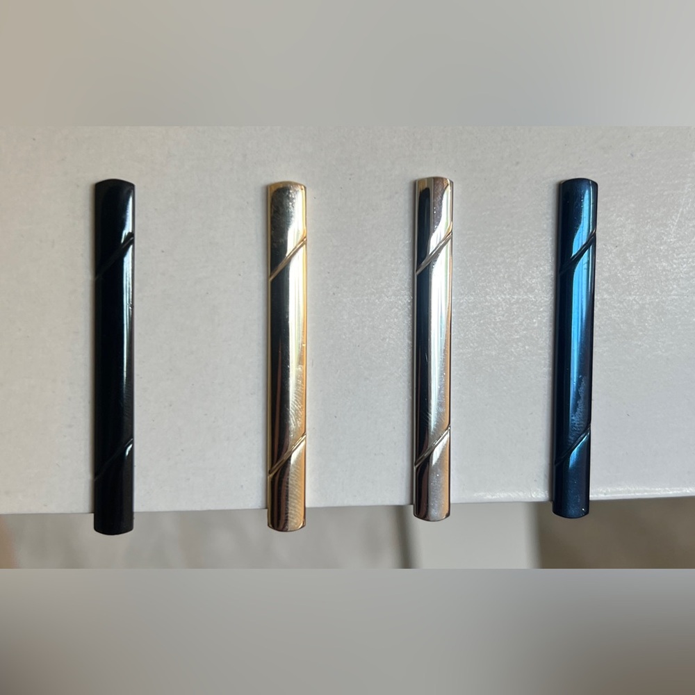 Set of Four Stylish Tie Clips